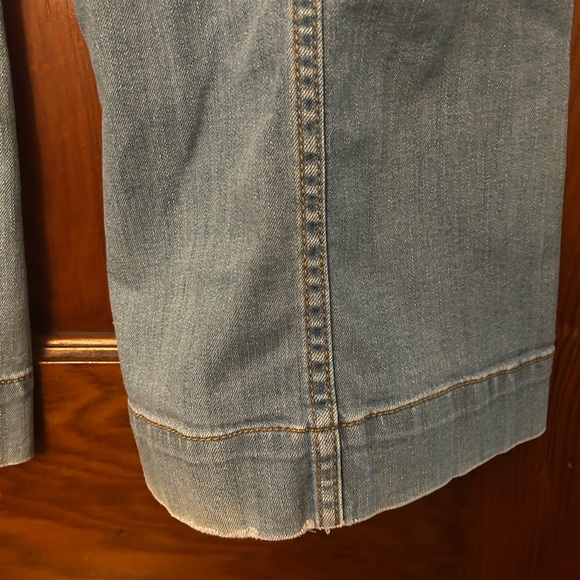 Free People Low Rise Flare Denim Blue Jeans Size 29 Sun Bum - Picture 7 of 13